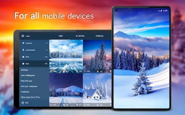 Winter Wallpapers 4K android App screenshot 0